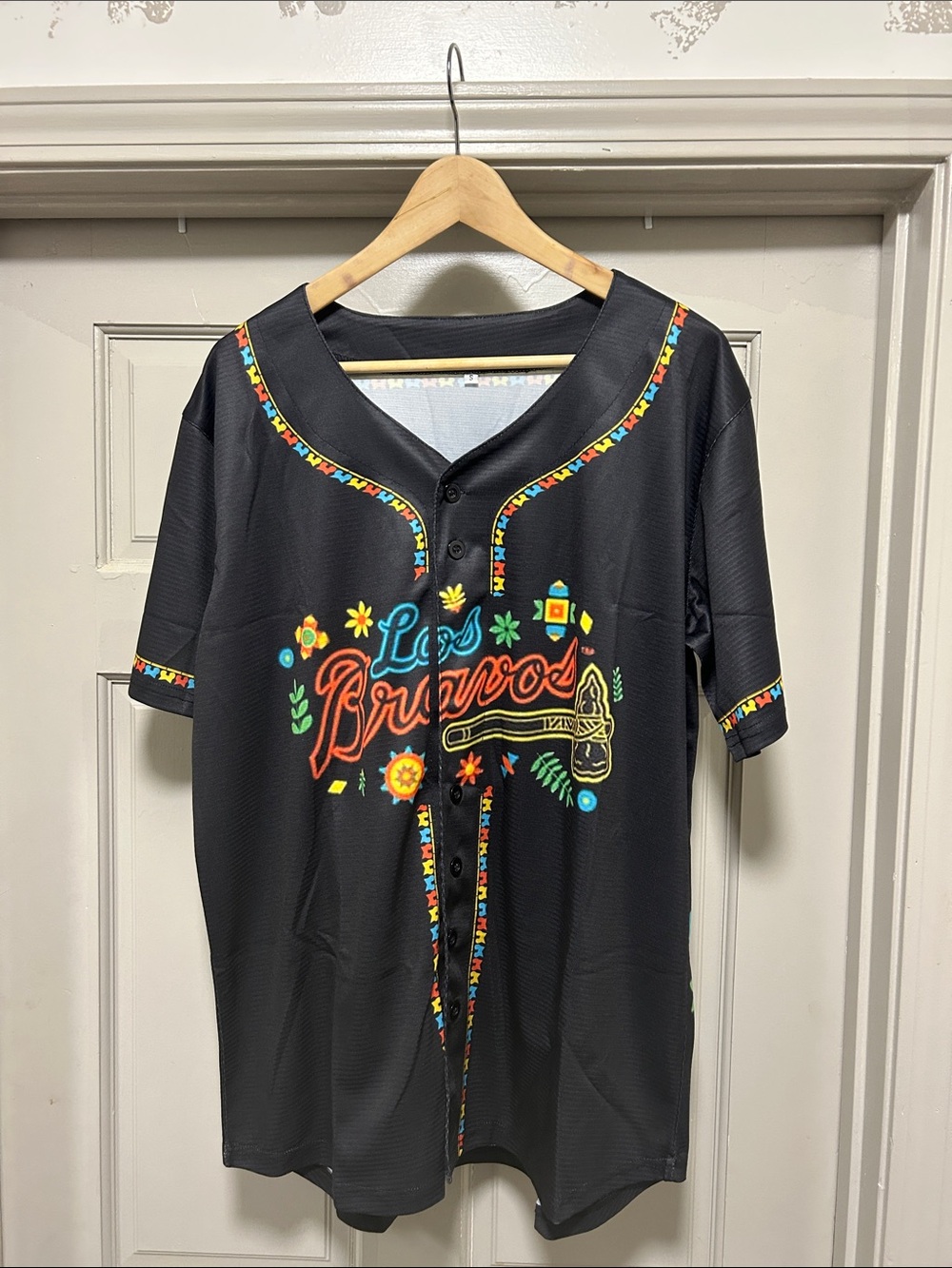 Atlanta Braves Los Bravos Acuna Jr. #13 Jersey multi colored